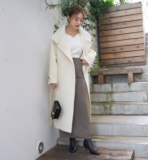 Rouge vif「2wayサスペンダー付きタイトスカート」|スカート|