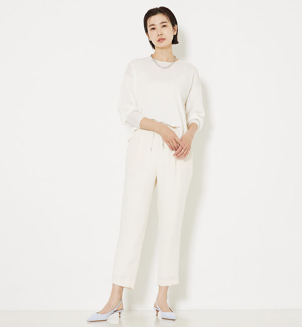 qualite「コットンナイロンハイゲージニット」|ニット・セーター|