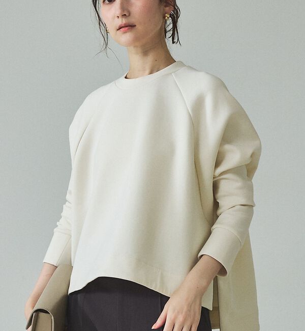 qualite「2月上旬入荷！【楽なのに上品】ダンボールボックスプルオーバー【予約】」|スウェット・ジャージ|アイボリー