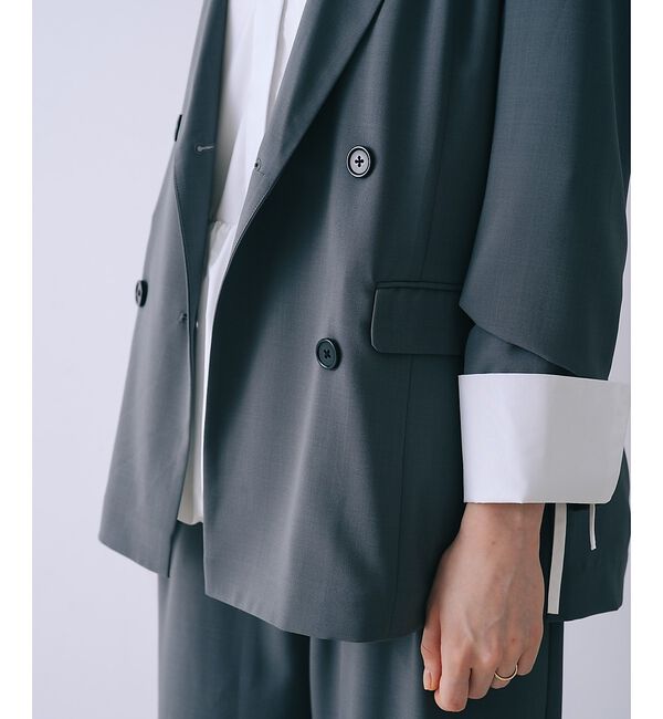 SELFIST「レース付きテーラドカラージャケット【予約】」|テーラードジャケット|