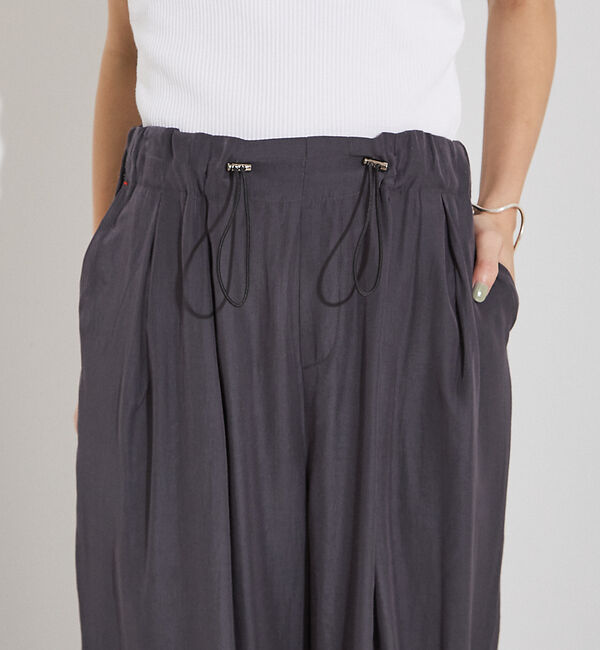 NOMINE「【セットアップ着用可】ヴィンテージサテン ドロスト パンツ」|その他|