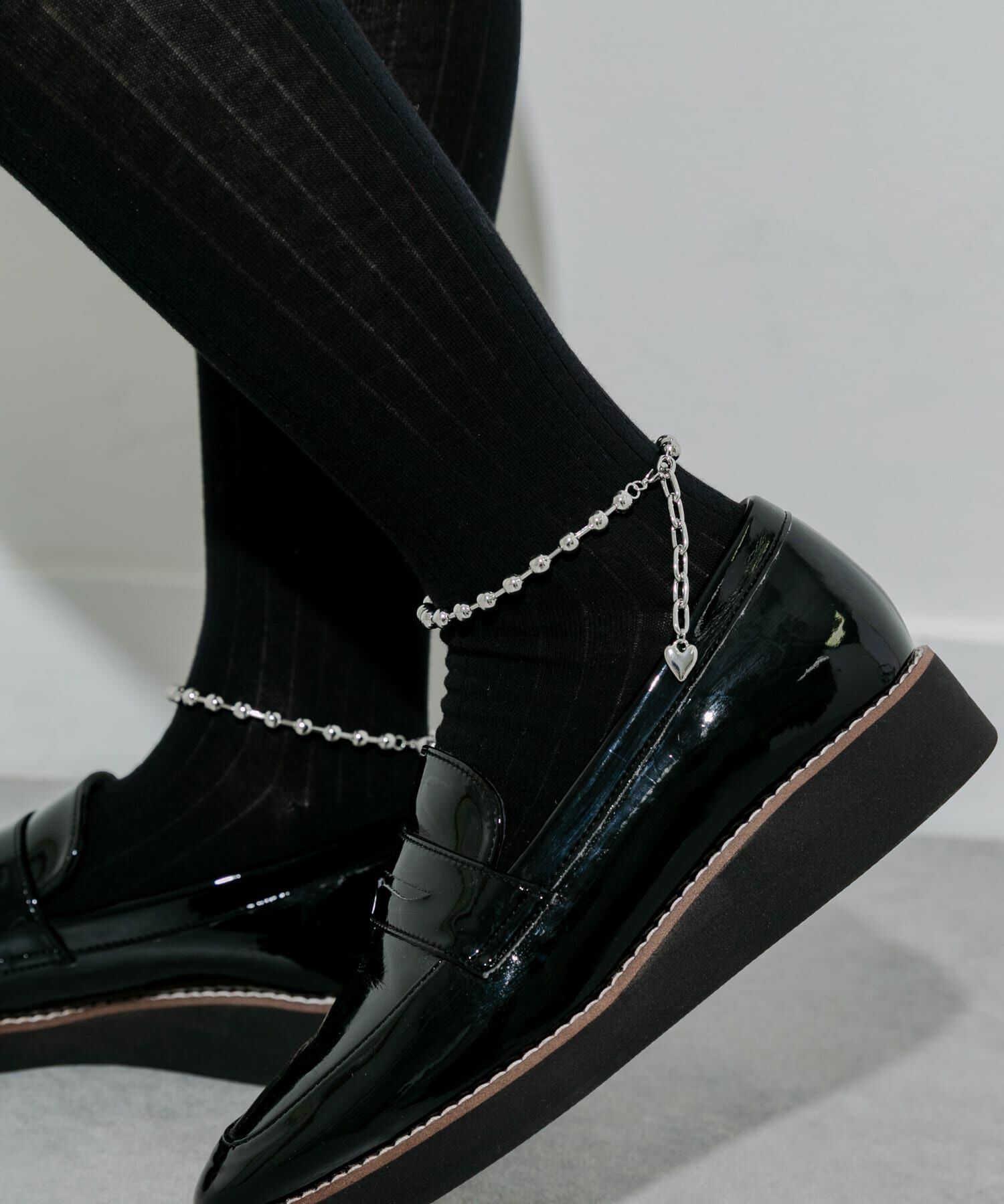 SMELLY「『WEB/一部店舗限定』ボールエンドハートアンクレット」|アンクレット|