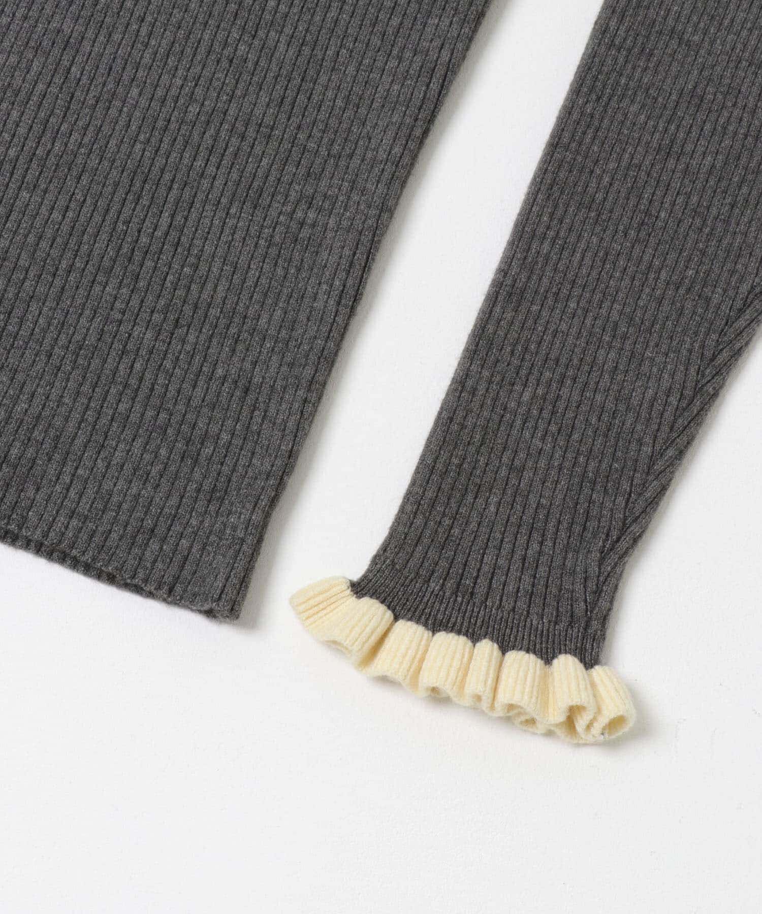 Sonny Label 「袖口フリルハイネックプルオーバー」|ニット・セーター|