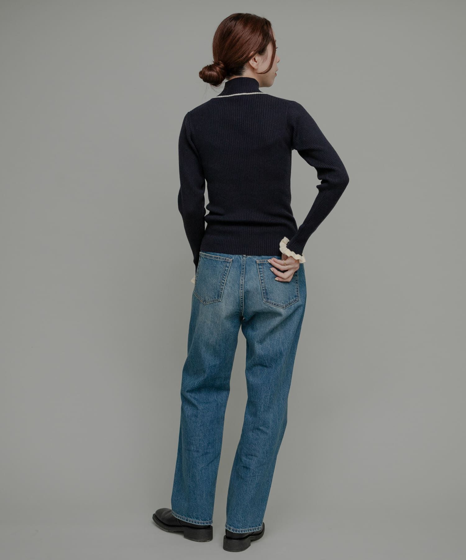 Sonny Label 「袖口フリルハイネックプルオーバー」|ニット・セーター|