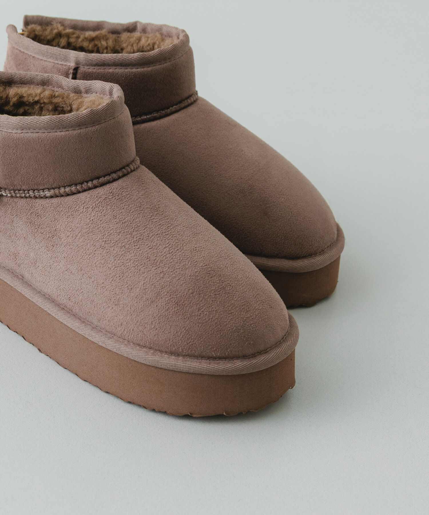 RODE SKO「撥水フラッフィームートンブーツ」|ショートブーツ|