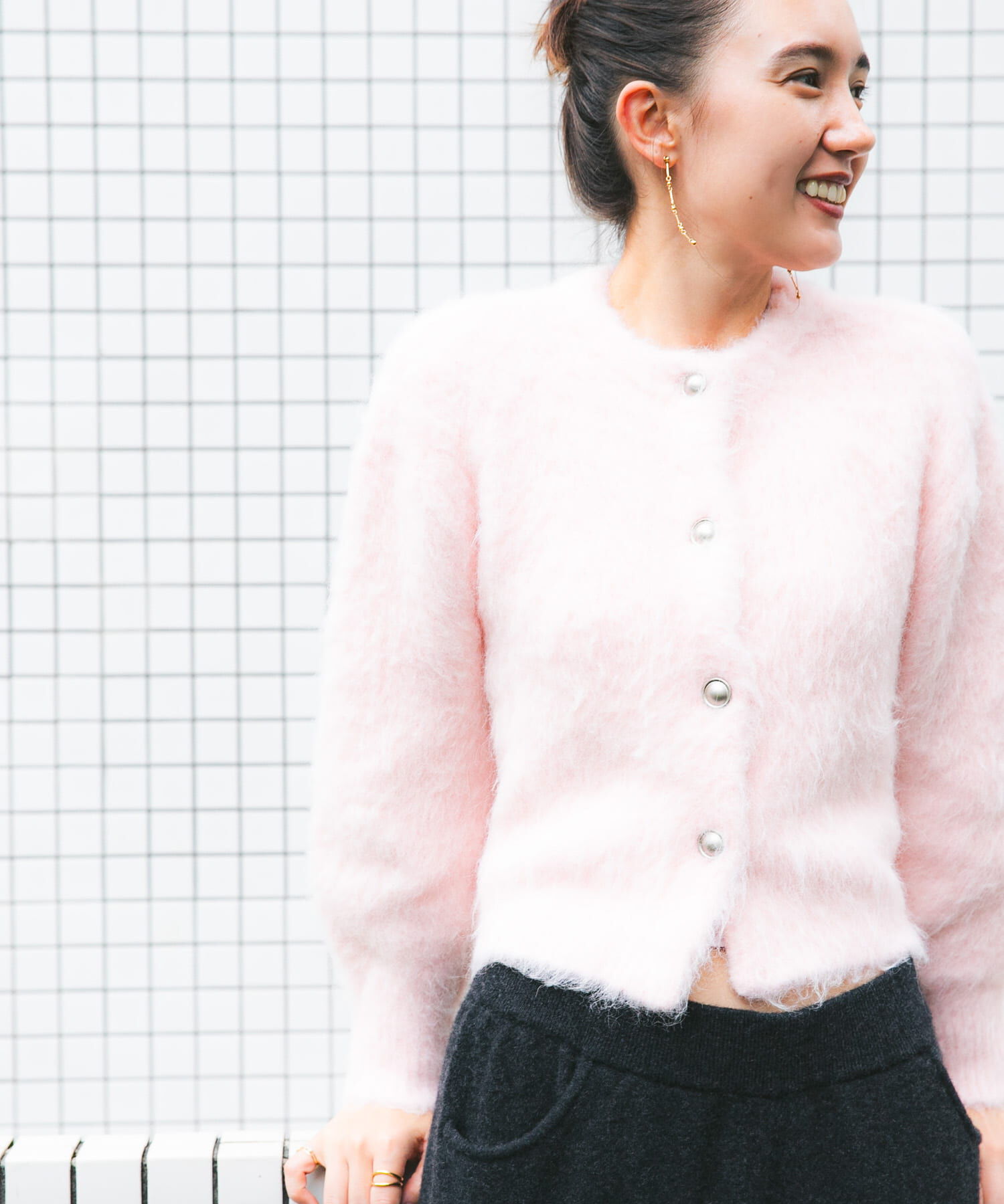 URBAN RESEARCH「ブラッシュシャギーニットカーディガン」|カーディガン|