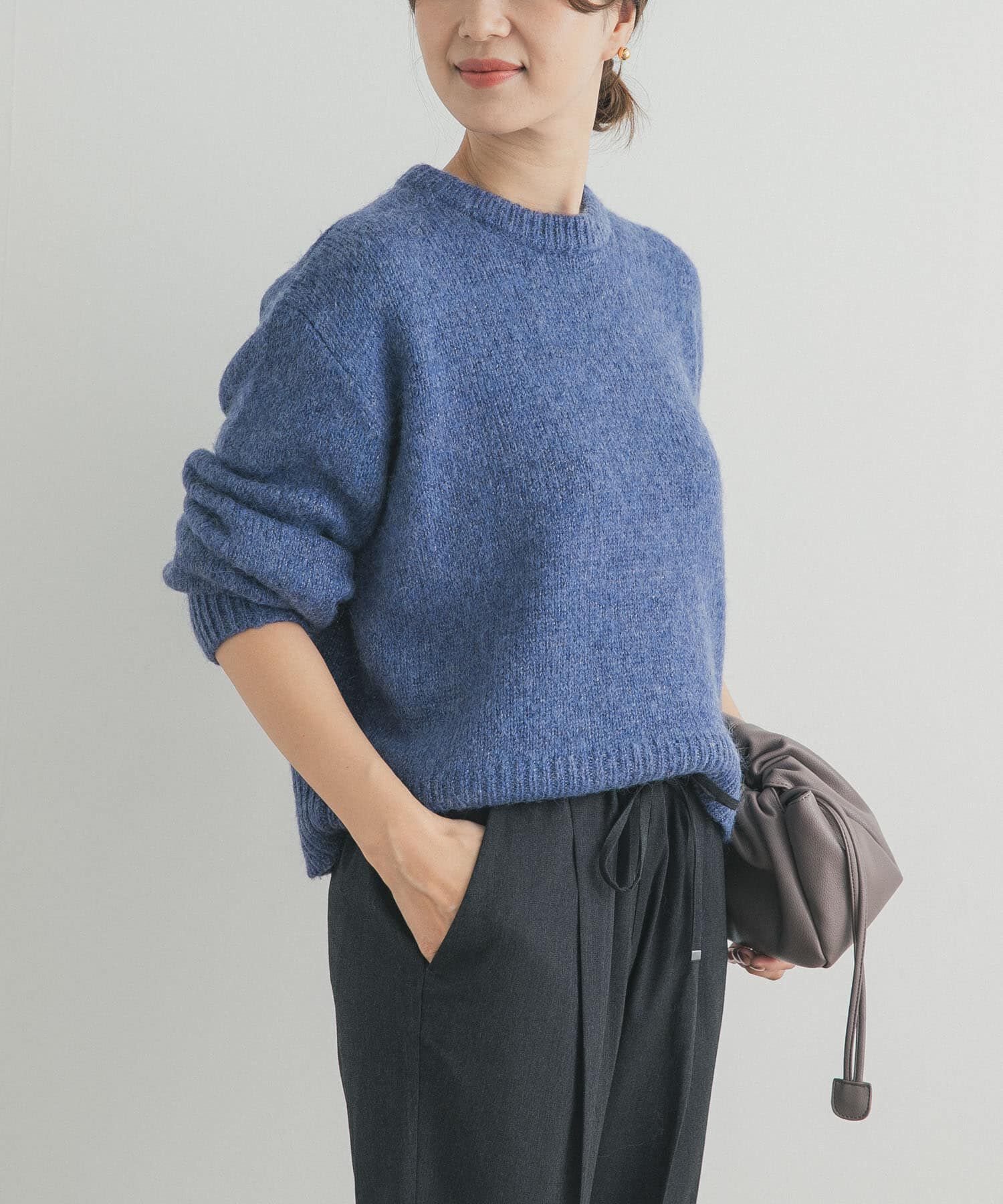 URBAN RESEARCH DOORS「ラメニットプルオーバー」|ニット・セーター|