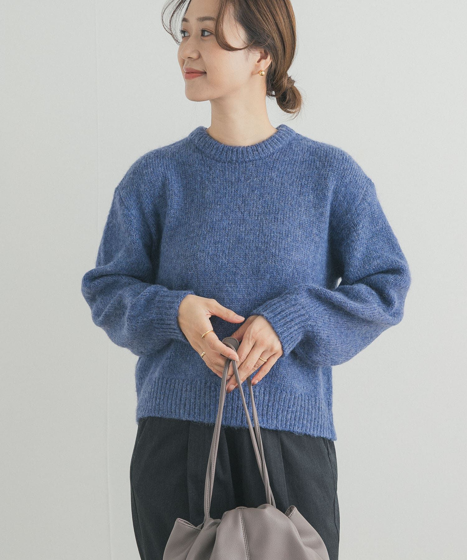 URBAN RESEARCH DOORS「ラメニットプルオーバー」|ニット・セーター|