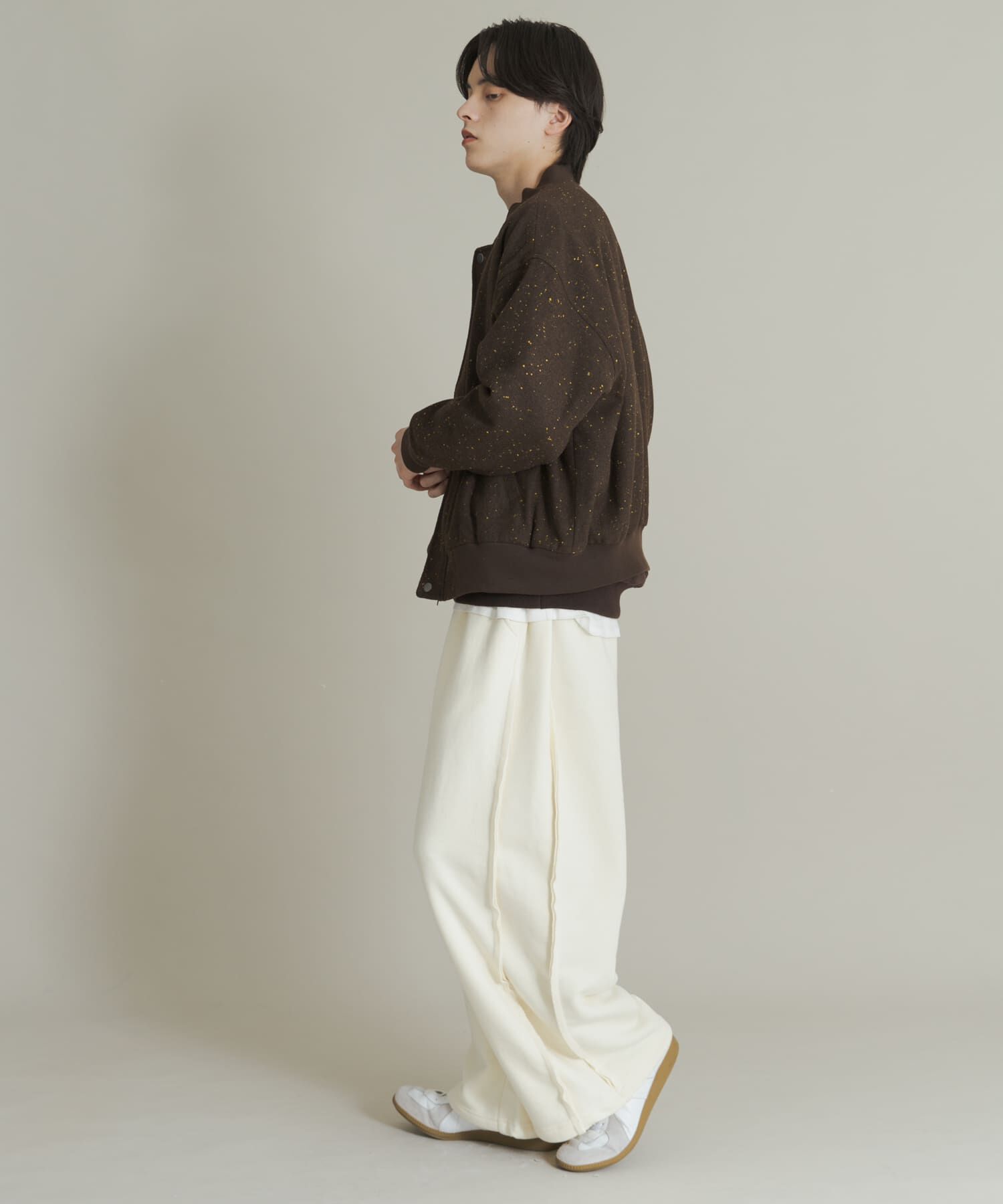 SENSE OF PLACE by URBAN RESEARCH「ウールタッチネップブルゾン」|ブルゾン・スタジャン|