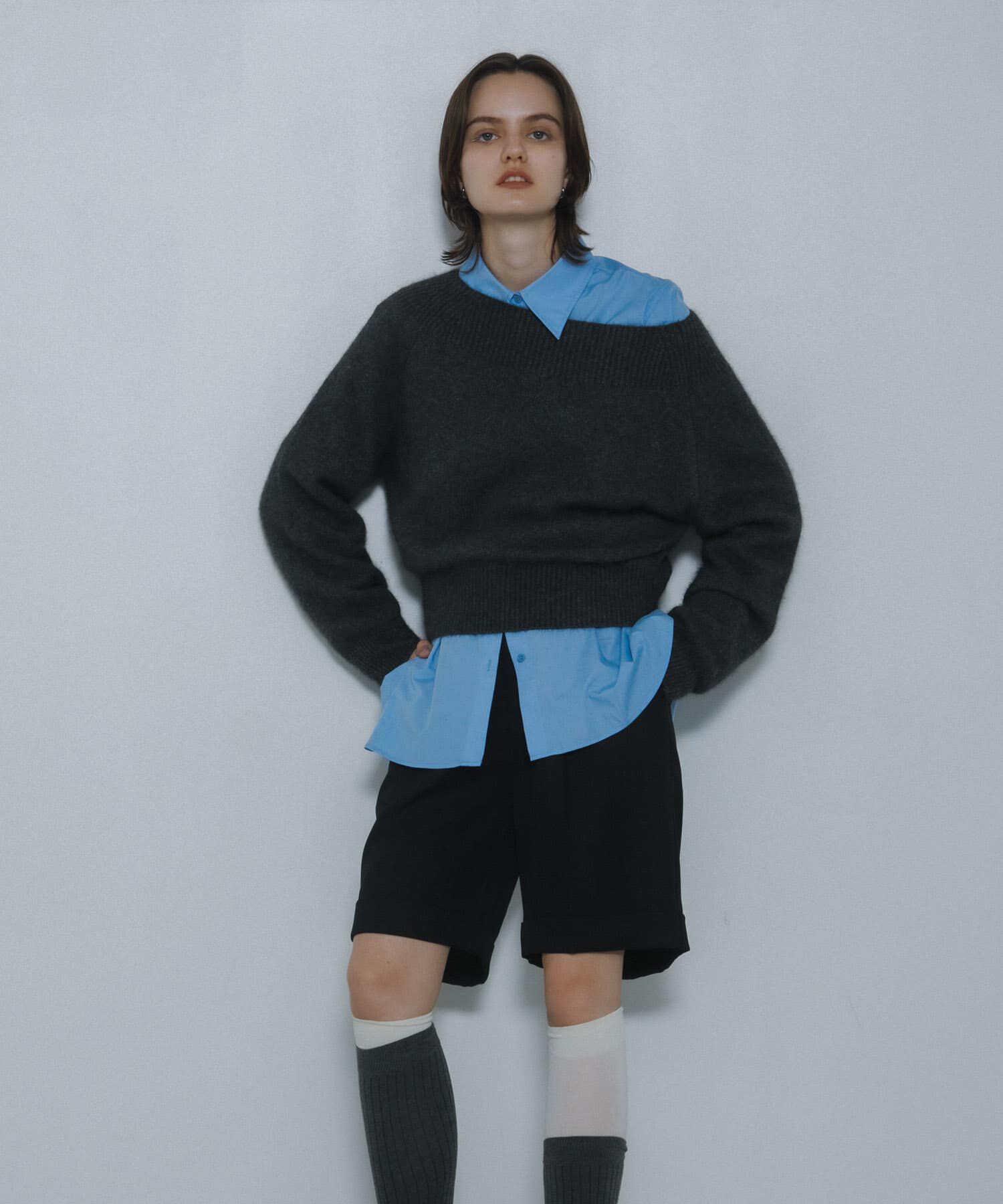 SENSE OF PLACE by URBAN RESEARCH「ボートネックヘアリーニット」|ニット・セーター|