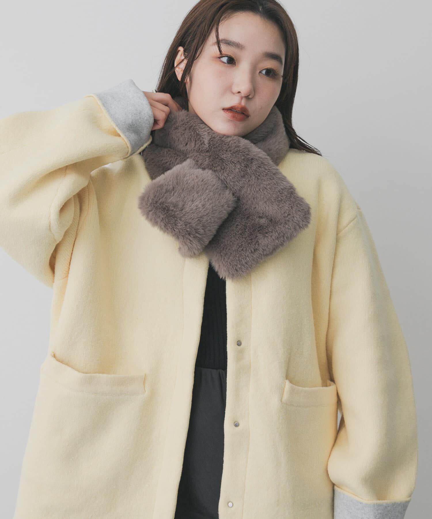 SENSE OF PLACE by URBAN RESEARCH「ボリュームエコファーティペット」|マフラー|