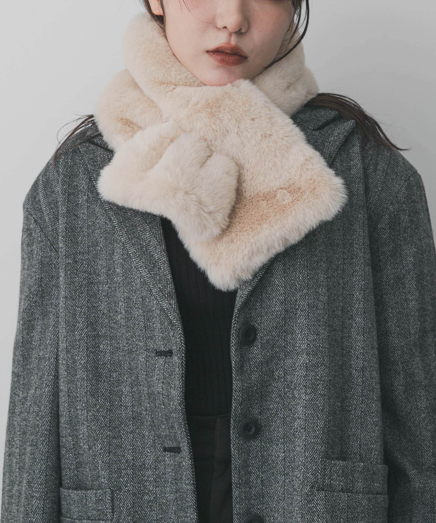 SENSE OF PLACE by URBAN RESEARCH「ボリュームエコファーティペット」|マフラー|ベージュ