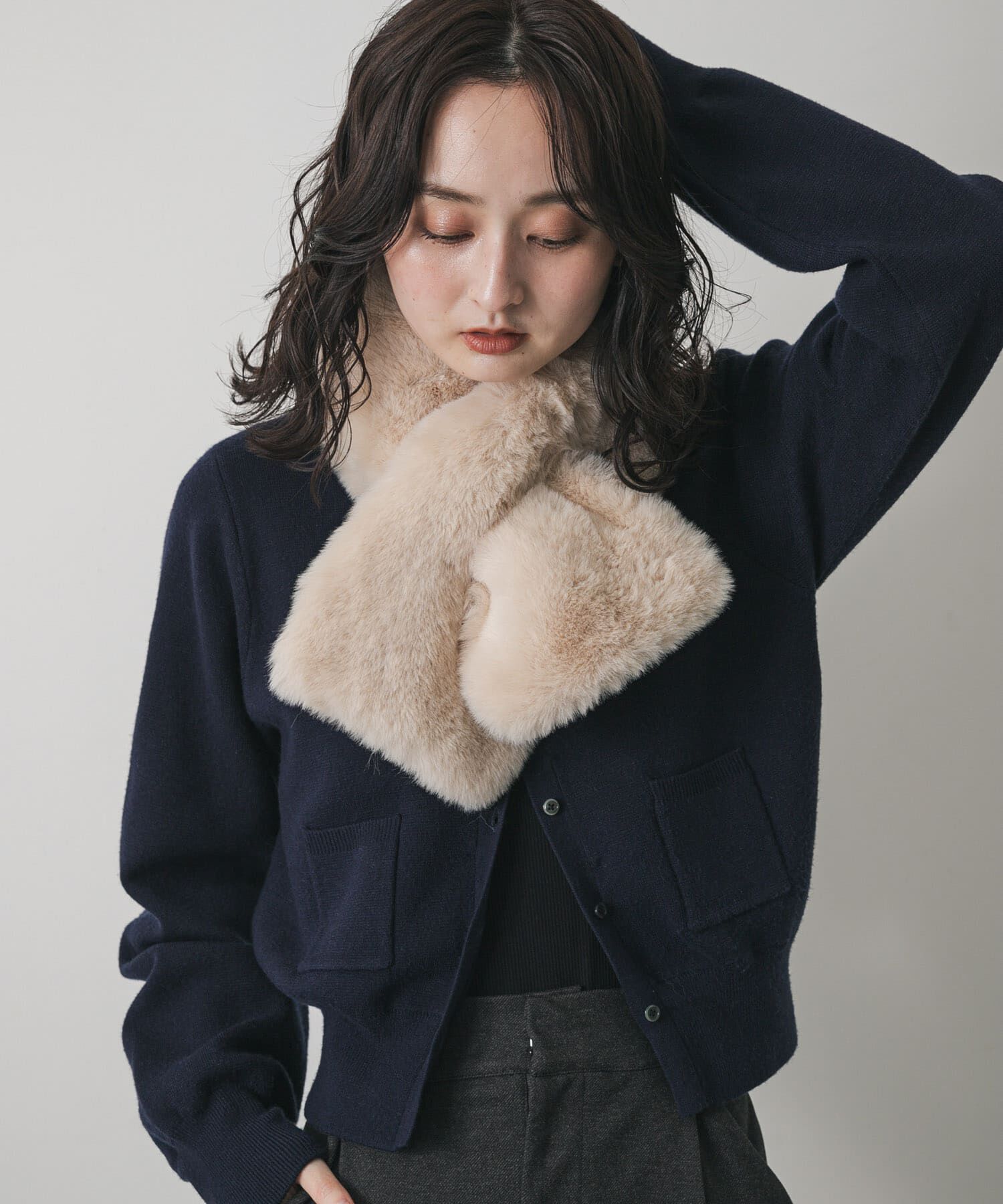 SENSE OF PLACE by URBAN RESEARCH「ボリュームエコファーティペット」|マフラー|