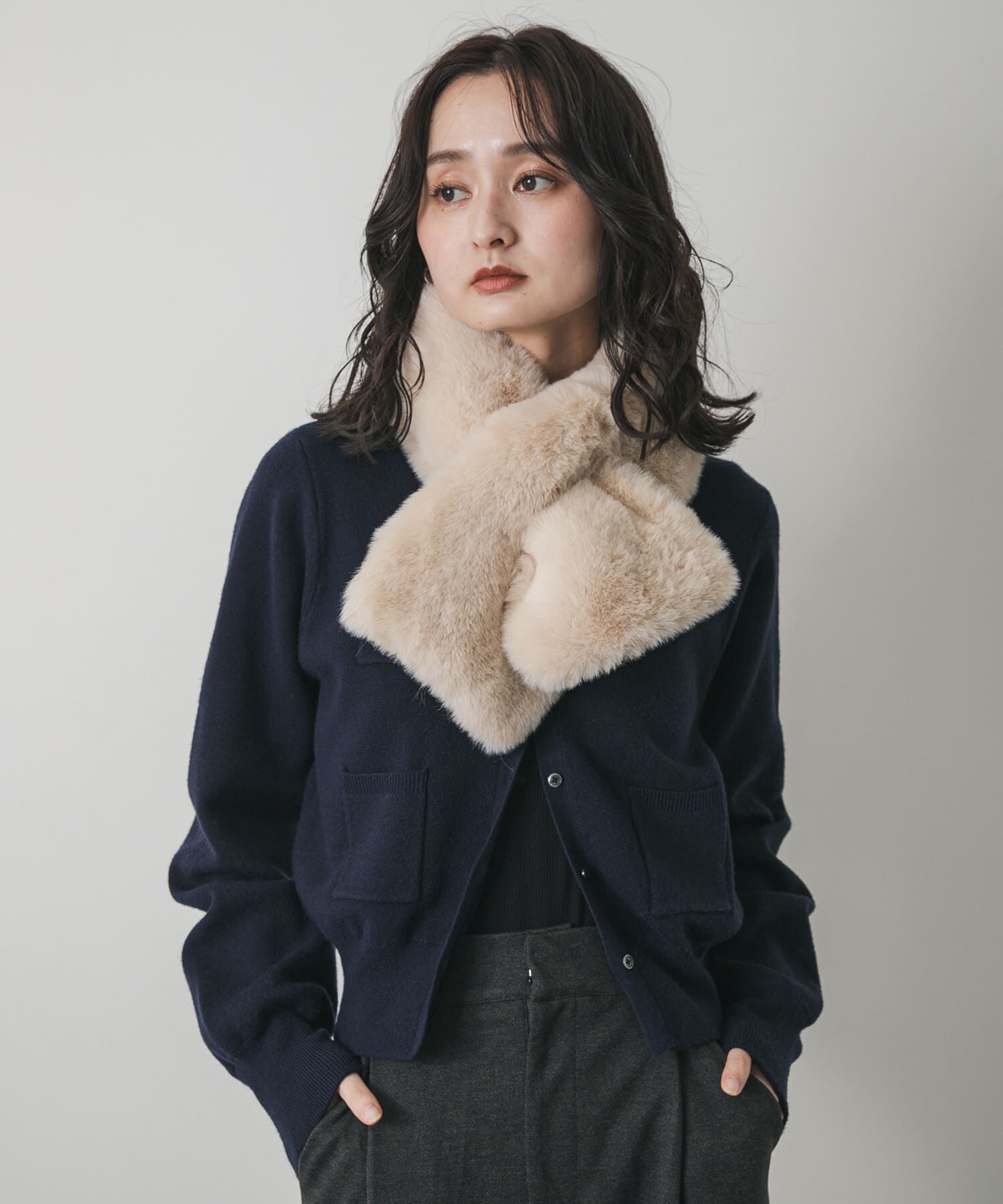 SENSE OF PLACE by URBAN RESEARCH「ボリュームエコファーティペット」|マフラー|