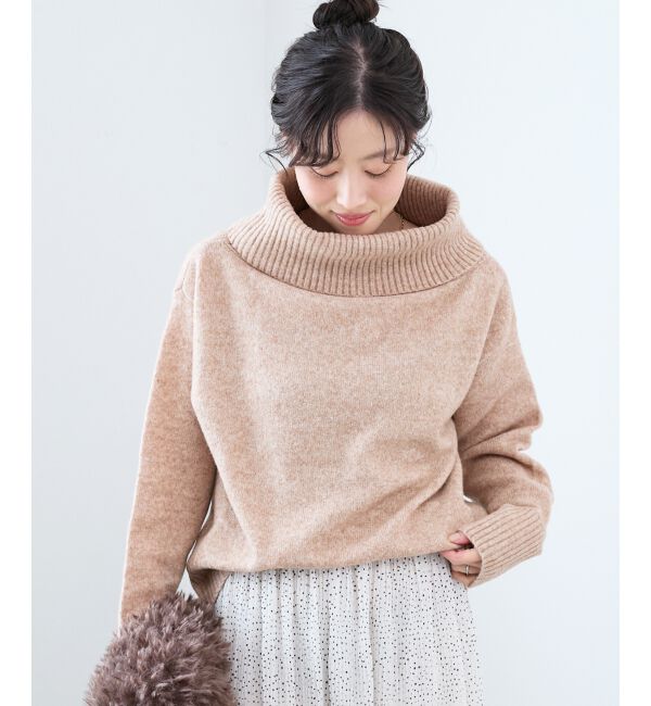  「オフタートルニットプルオーバー」|ニット・セーター|