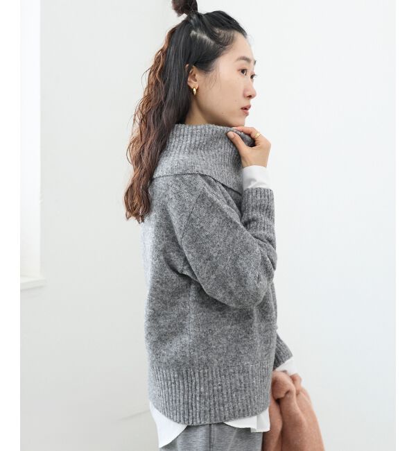  「オフタートルニットプルオーバー」|ニット・セーター|