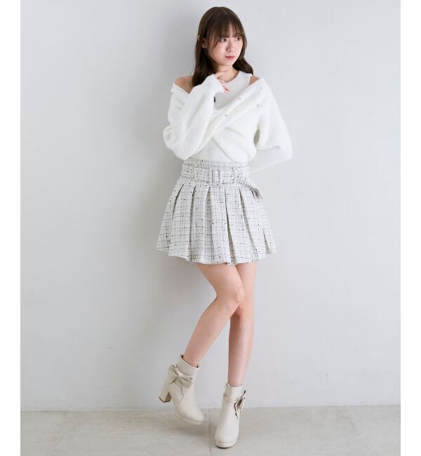  「3WAYビジューリボンブーツ」|ショートブーツ|