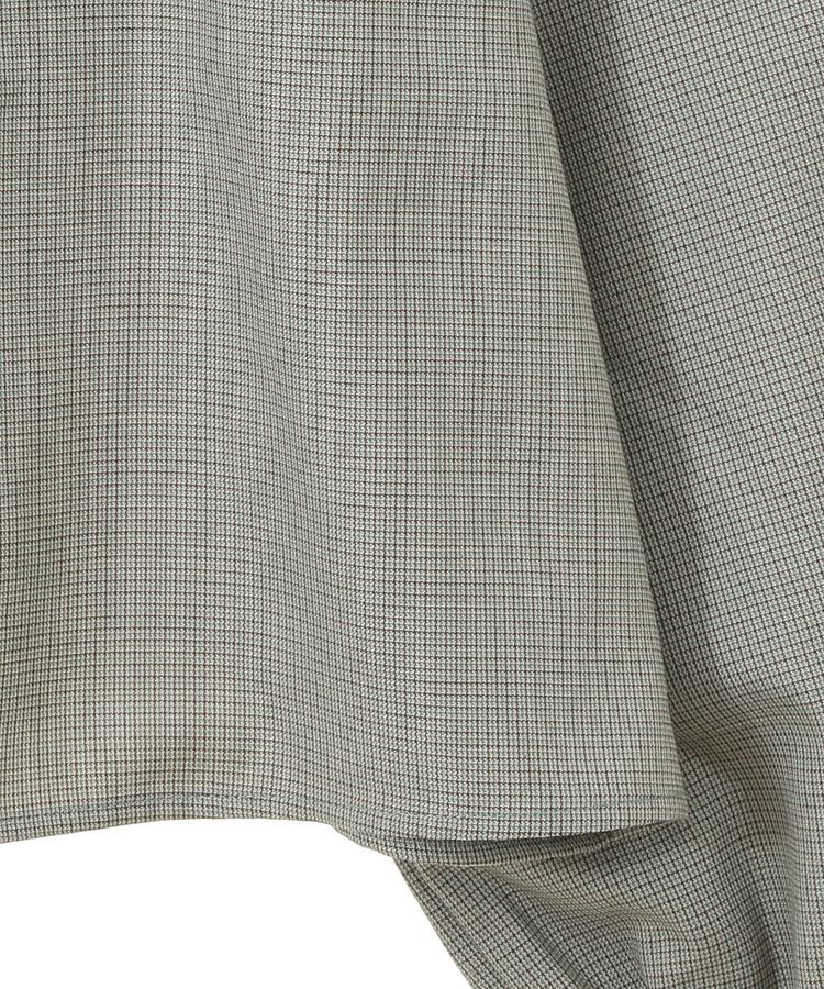 earth music&ecology「ラッフルカラーチェックブラウス」|シャツ・ブラウス|