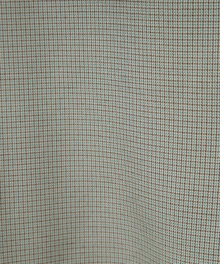 earth music&ecology「ラッフルカラーチェックブラウス」|シャツ・ブラウス|