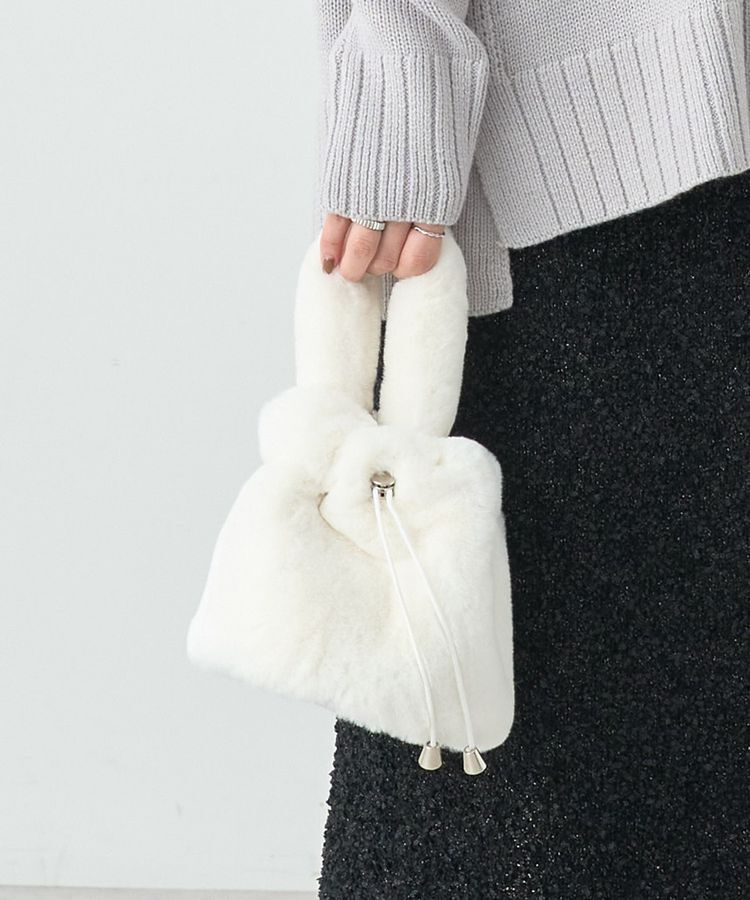 earth music&ecology「アーチハンドルファーバッグ」|ショルダー・メッセンジャー|