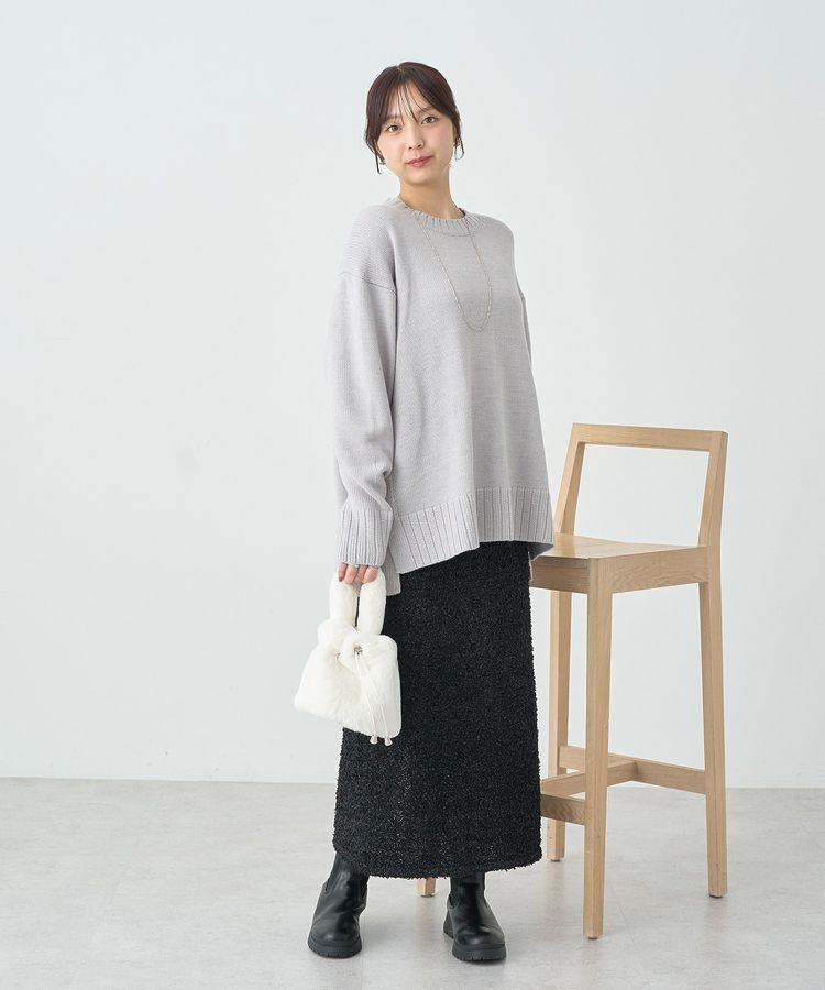 earth music&ecology「アーチハンドルファーバッグ」|ショルダー・メッセンジャー|