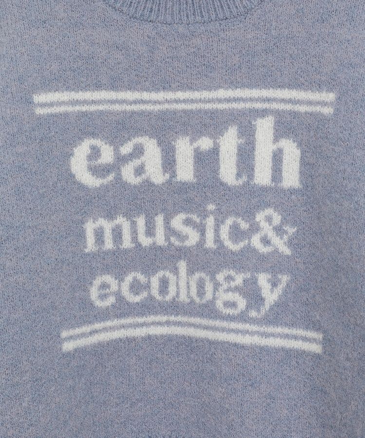 earth music&ecology「ジャガードロゴニットプルオーバー」|ニット・セーター|