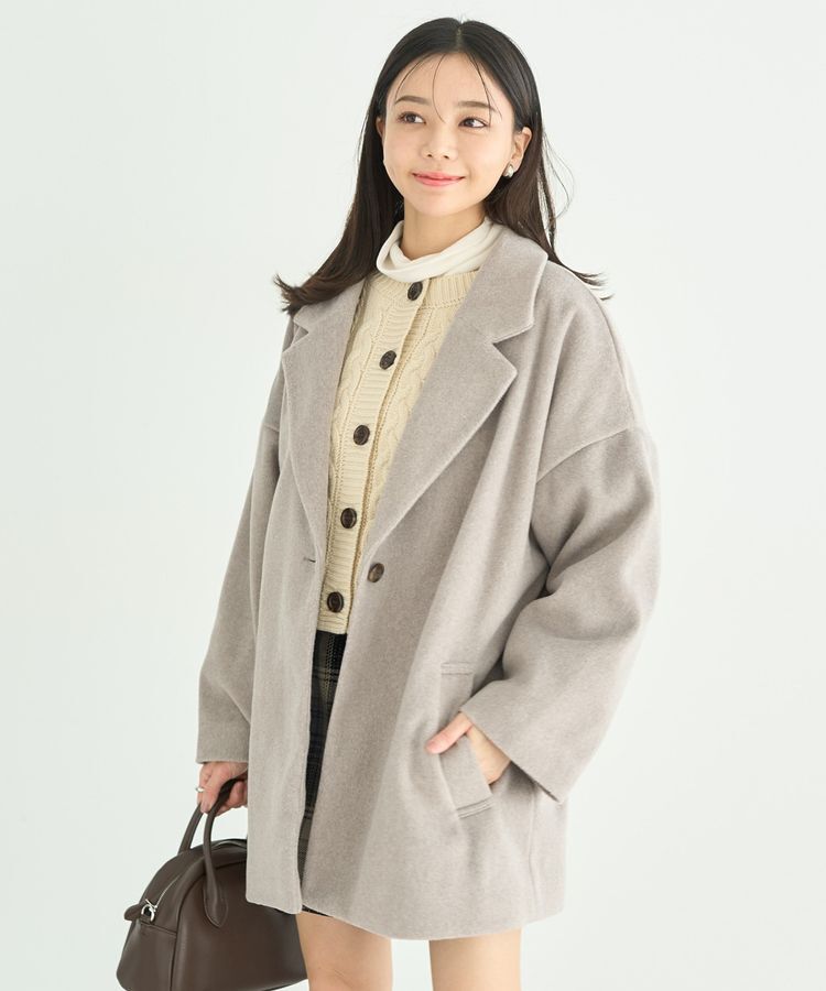 earth music&ecology「オーバーテーラードジャケット シャギー」|その他|