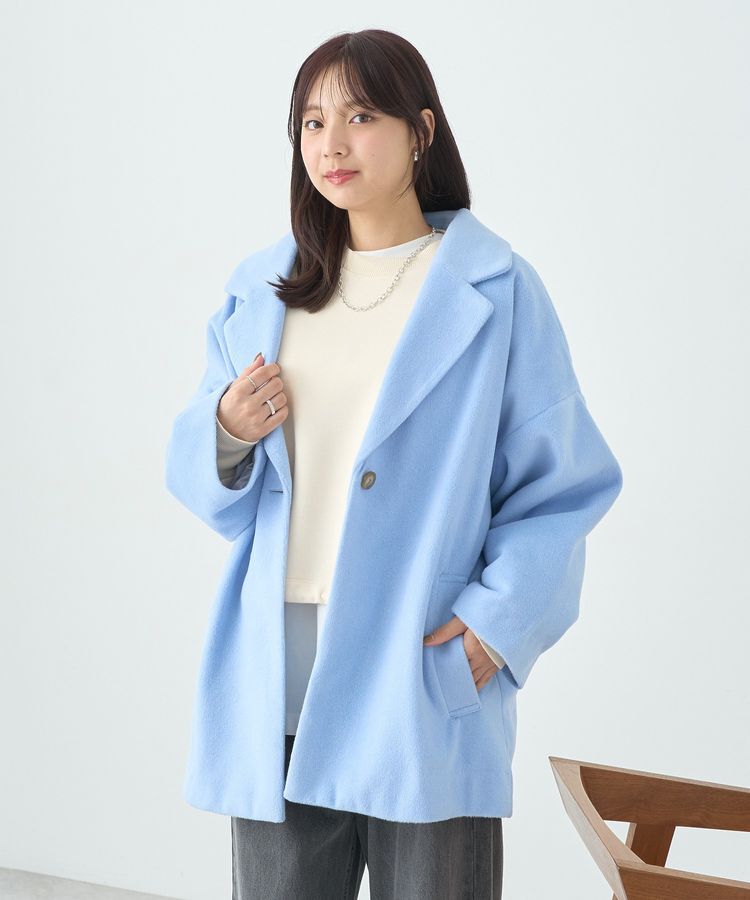 earth music&ecology「オーバーテーラードジャケット シャギー」|その他|