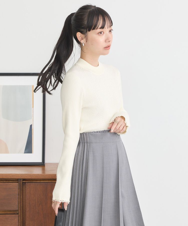 earth music&ecology「ナローケーブルプルオーバー」|ニット・セーター|