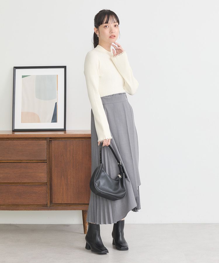 earth music&ecology「ナローケーブルプルオーバー」|ニット・セーター|