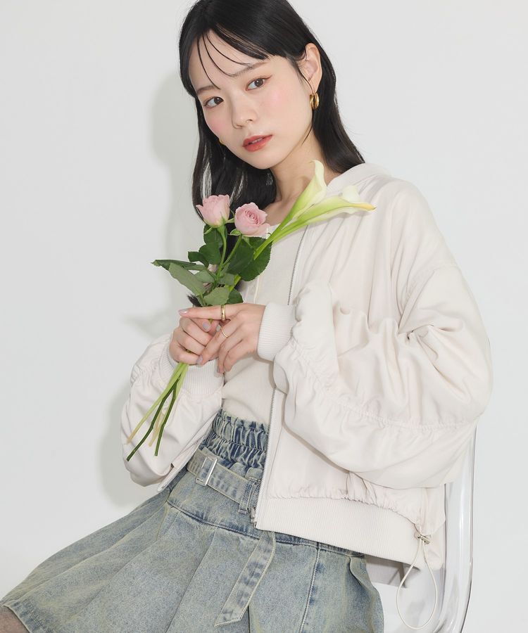 earth music&ecology「リバーシブルMA-1」|ブルゾン・スタジャン|