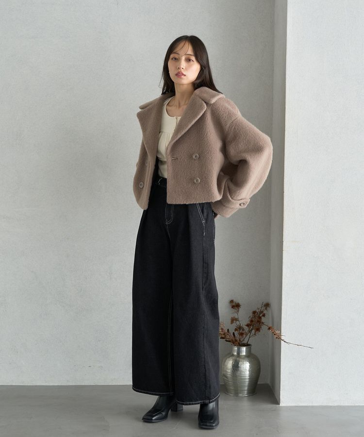 earth music&ecology「シャギーショートコート」|その他|