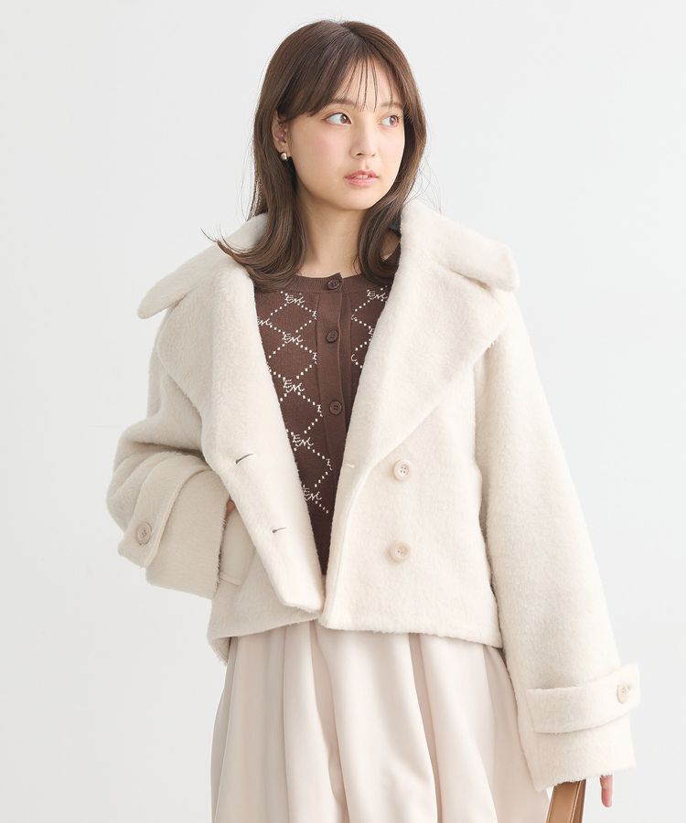 earth music&ecology「シャギーショートコート」|その他|