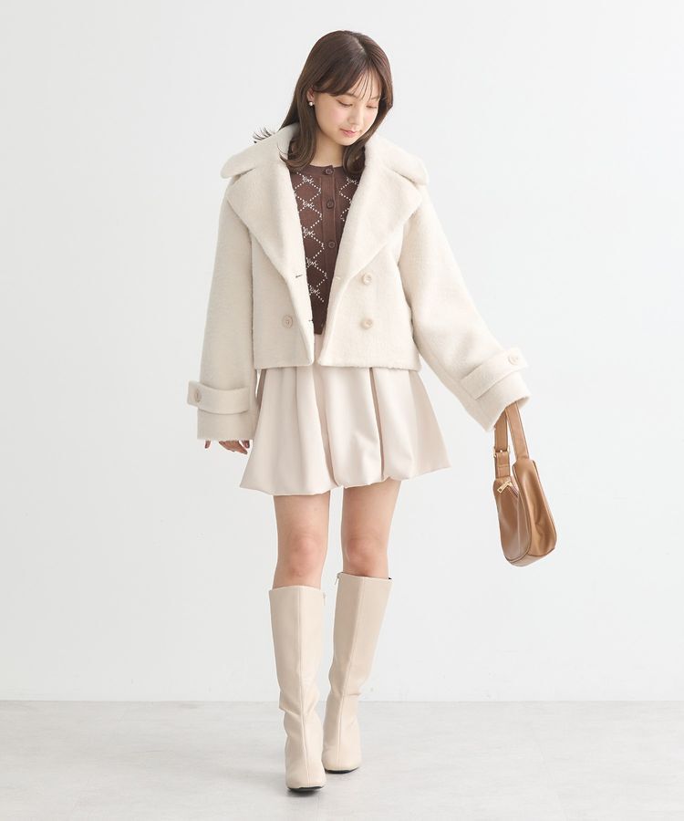 earth music&ecology「シャギーショートコート」|その他|