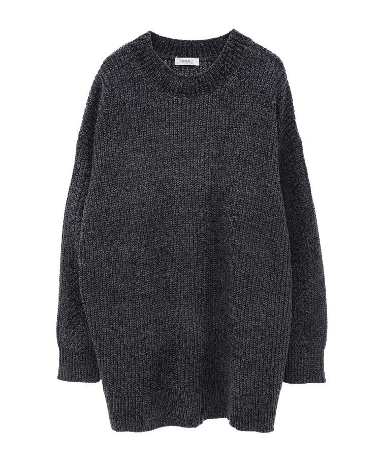 earth music&ecology「シャイニーベロアチュニック」|チュニック|