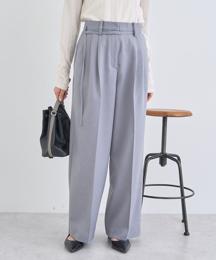 earth music&ecology「ベルトタックパンツ」|その他|