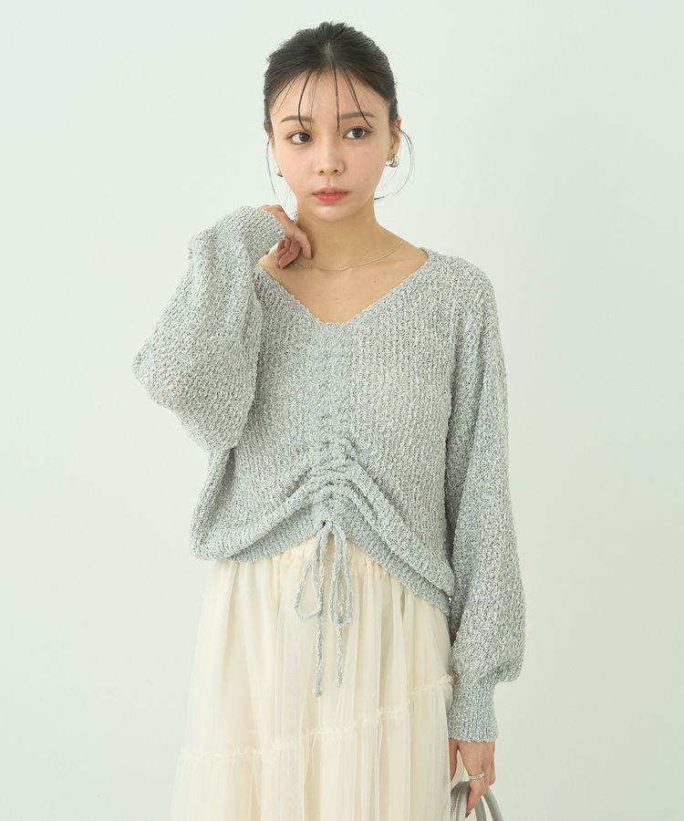 earth music&ecology「ドロストニットプルオーバー」|ニット・セーター|