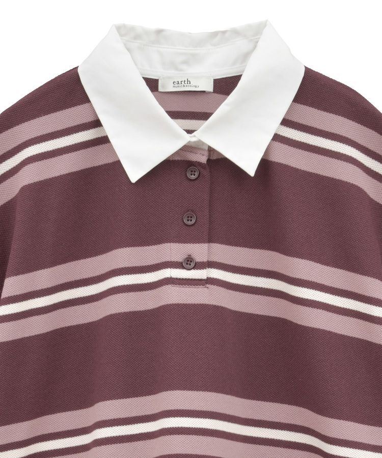 earth music&ecology「レトロボーダーラガーミニワンピース」|ワンピース|