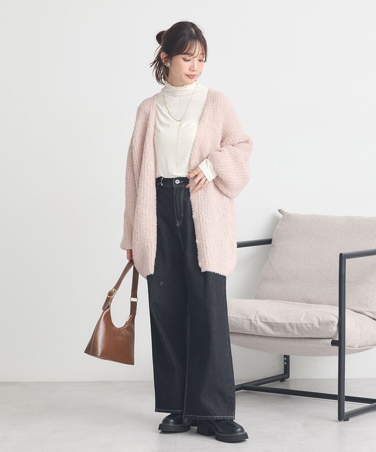 earth music&ecology「タックホックデニムパンツ」|デニム|