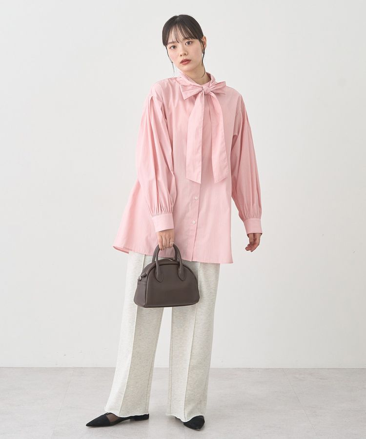 earth music&ecology「2wayボウタイブラウス」|シャツ・ブラウス|