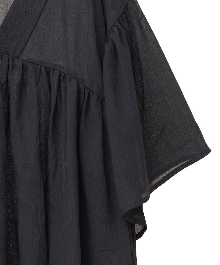 earth music&ecology「Vネックギャザーブラウス」|シャツ・ブラウス|