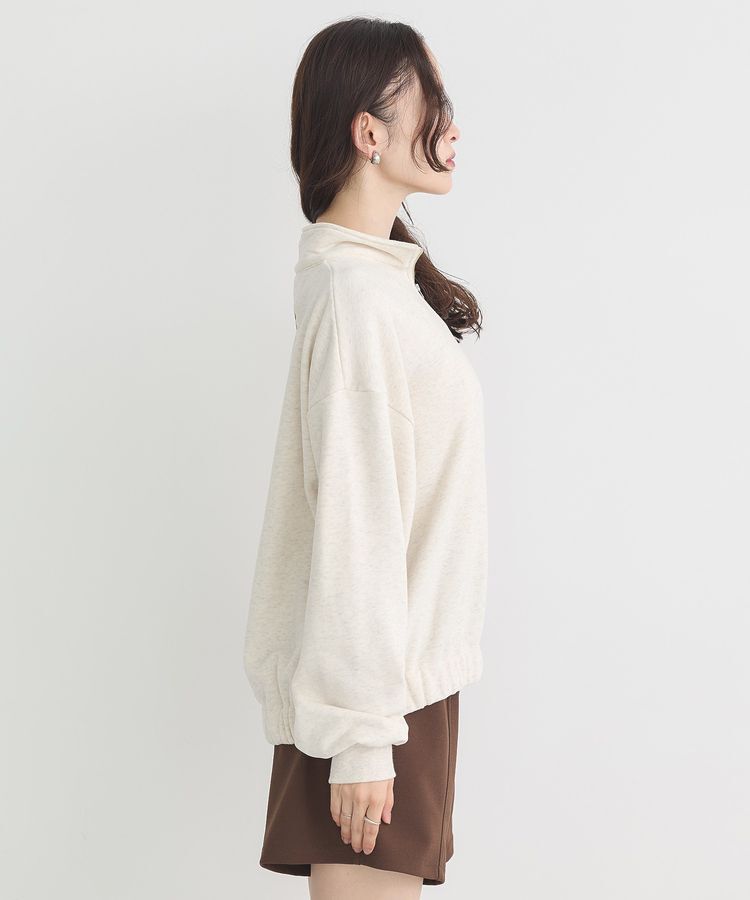 earth music&ecology「Champion&times;emaeハーフジップハートスウェット」|スウェット・ジャージ|