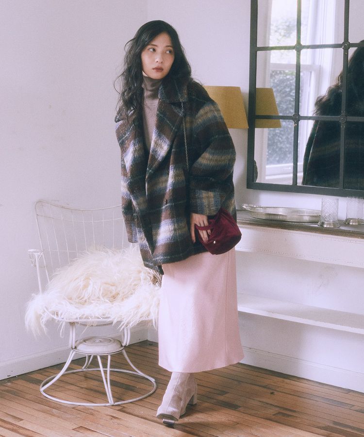 earth music&ecology「ベロアハンドルバッグ」|ショルダー・メッセンジャー|