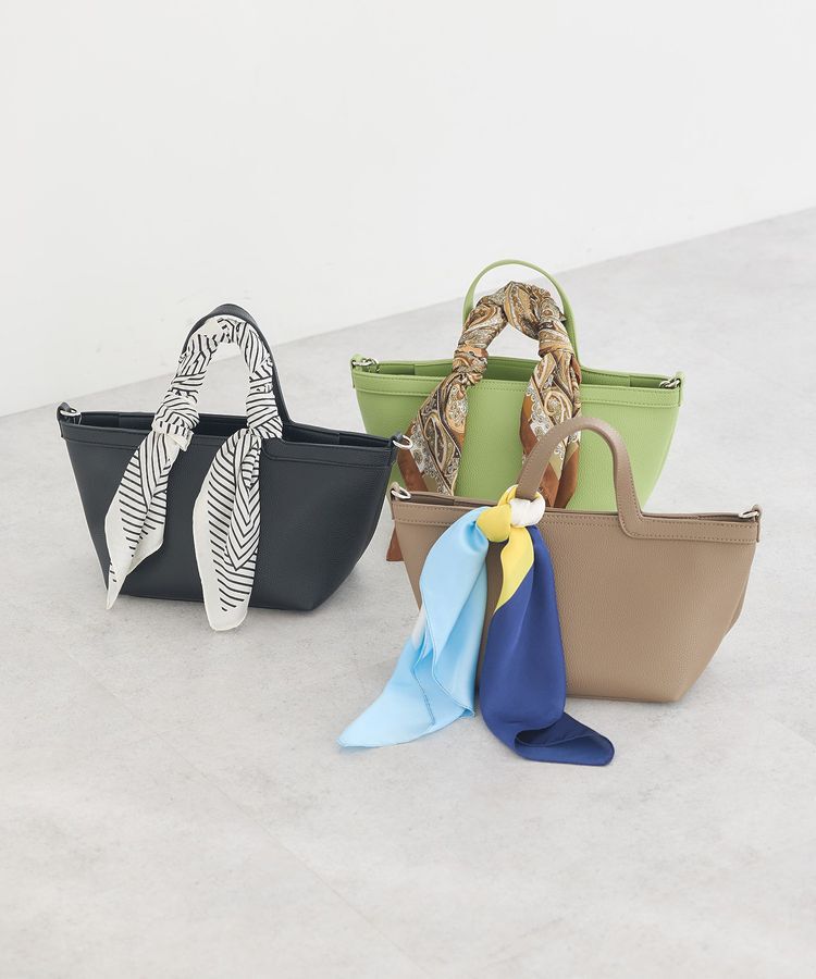 earth music&ecology「スカーフSET 2WAYミニトートバッグ」|トートバッグ|