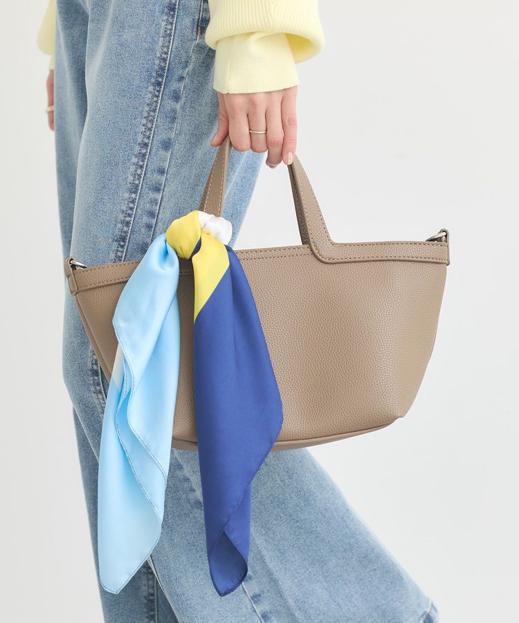 earth music&ecology「スカーフSET 2WAYミニトートバッグ」|トートバッグ|Mocha