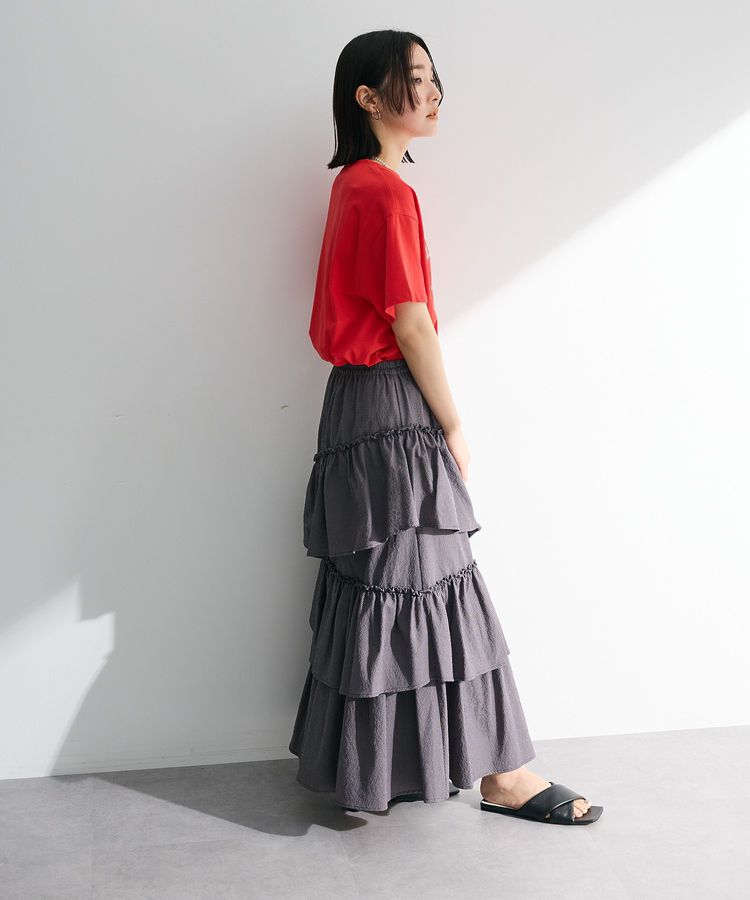 Green Parks「汗染み防止カレッジロゴボックスTシャツ」|Tシャツ・カットソー|