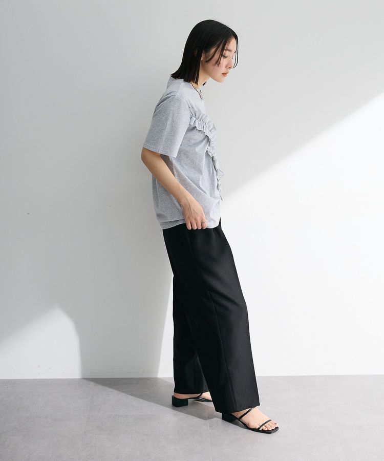 Green Parks「・Petit Fleur アシンメトリーフリルTEE」|Tシャツ・カットソー|