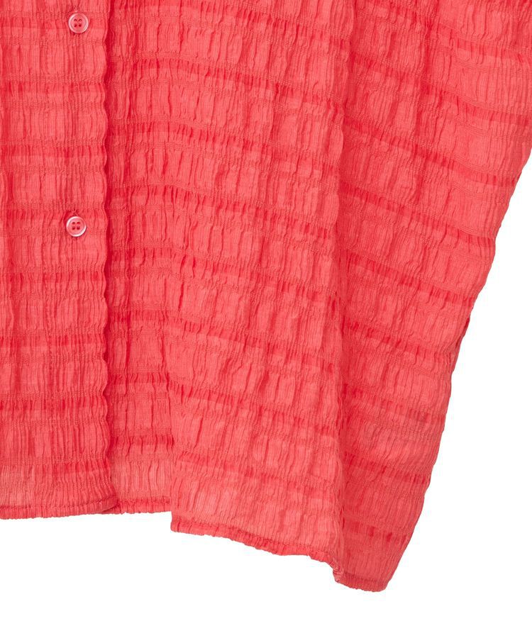 Green Parks「シアーシャーリングフレンチスリーブシャツ」|シャツ・ブラウス|