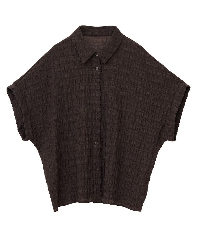 Green Parks「シアーシャーリングフレンチスリーブシャツ」|シャツ・ブラウス|