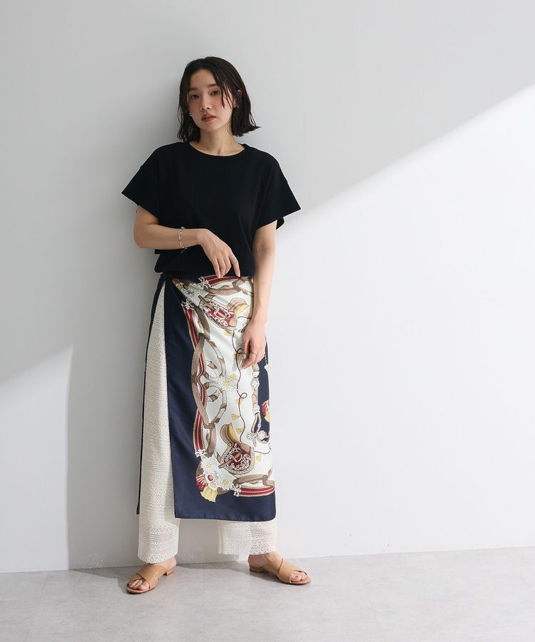 Green Parks「袖フレアフレンチスリーブニットプルオーバー」|ニット・セーター|